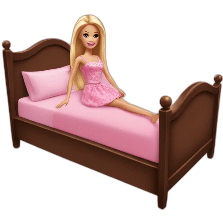 Barbie in thé bed emoji