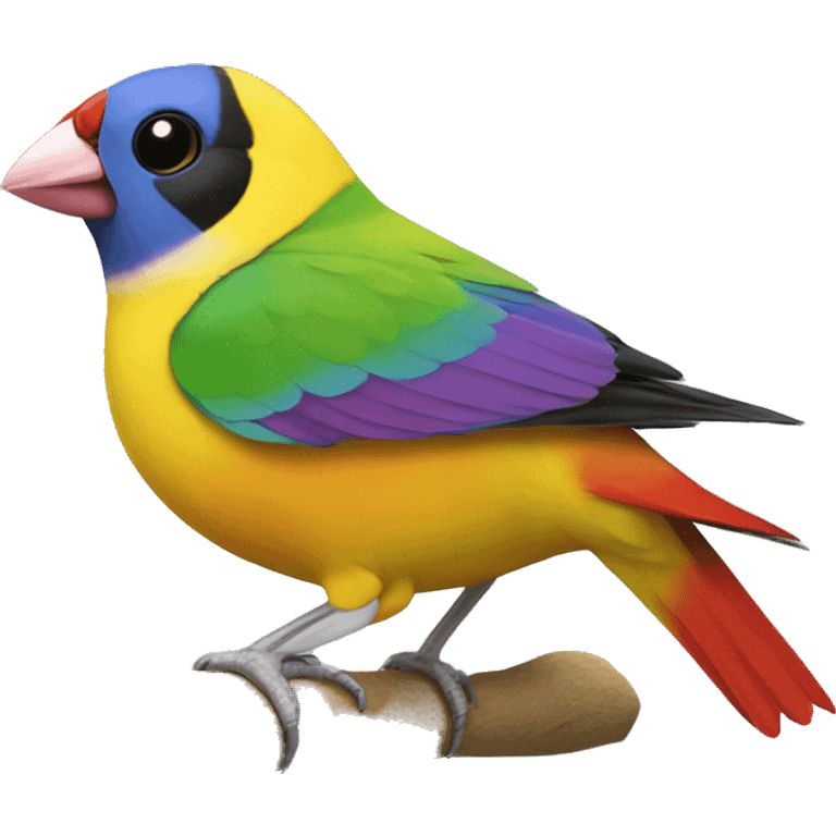 gouldian finch emoji