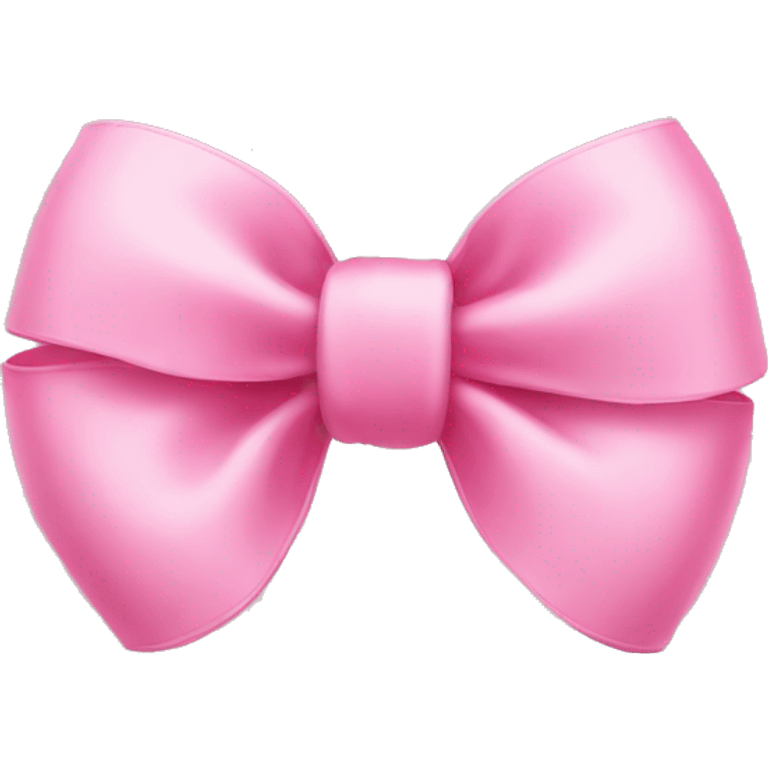 Cute pink bow emoji