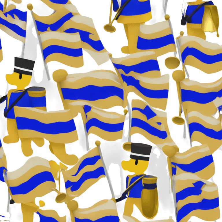 marching band color guard flag emoji