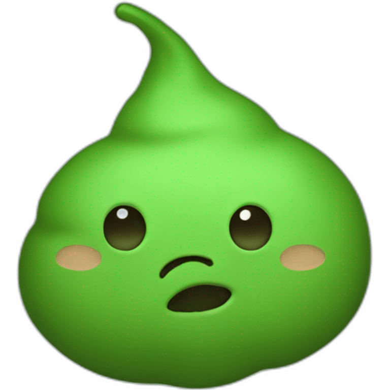 Green poop emoji