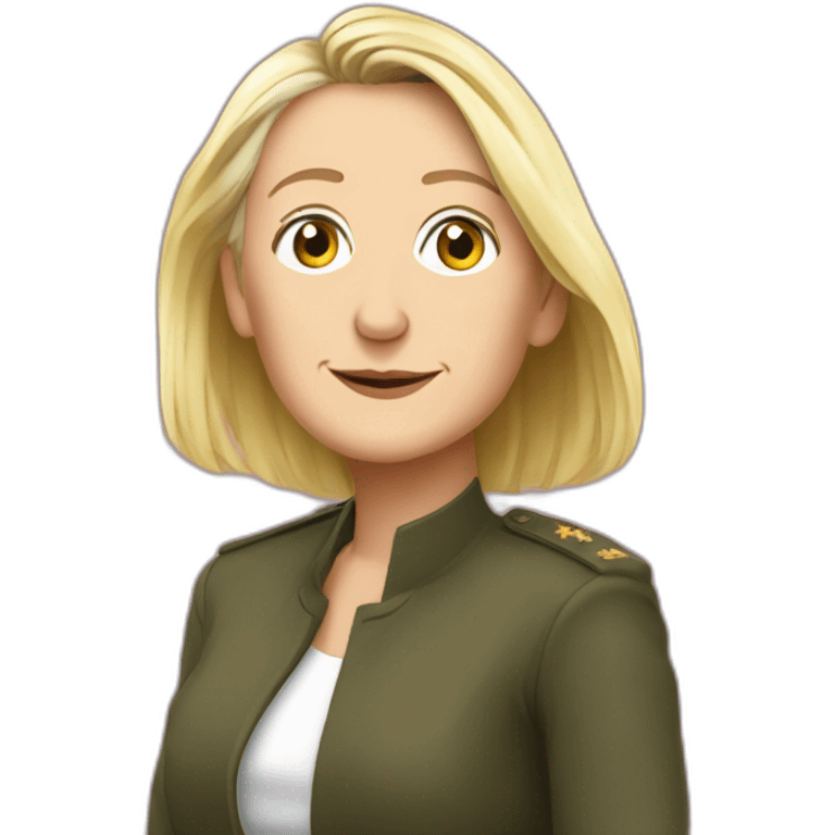 France Marine Lepen political emoji