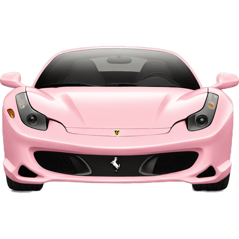 Pastel Pink Ferrari emoji