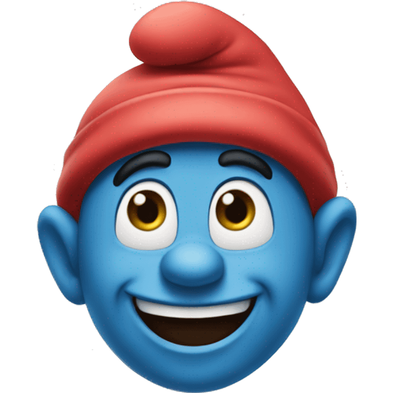 Smurf emoji