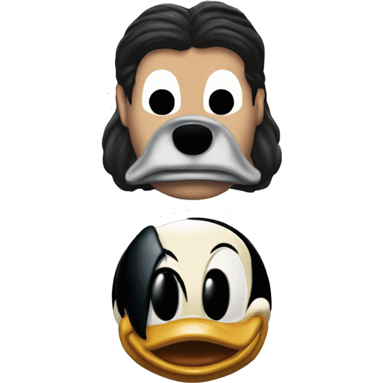 Patrick Bateman Christian bale Donald Duck Mickey Mouse emoji