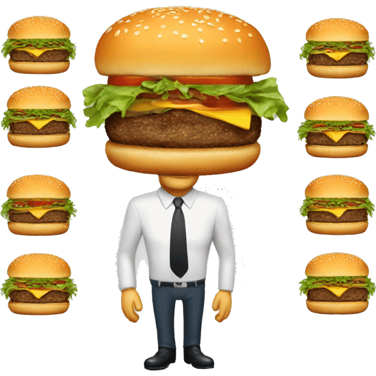 Boss burger emoji