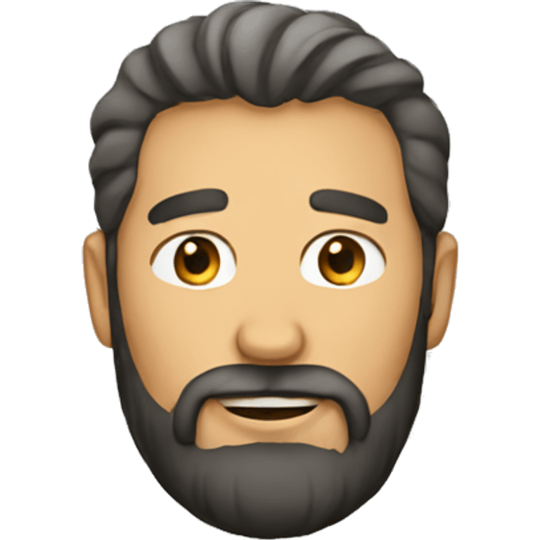 man with beard emoji