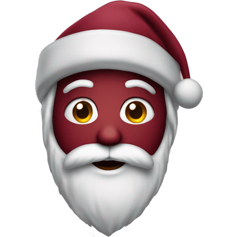 dark red heart Christmas  emoji