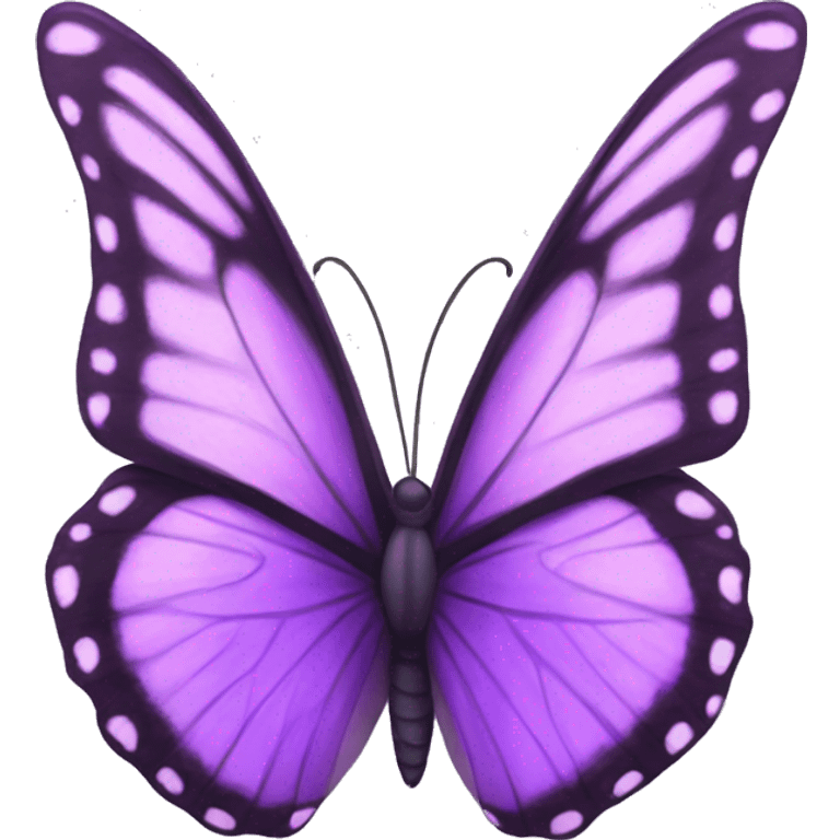 purple butterfly  emoji