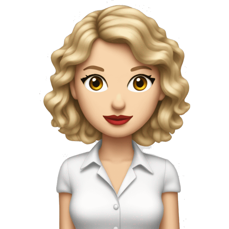 Taylor swift as a big person emoji