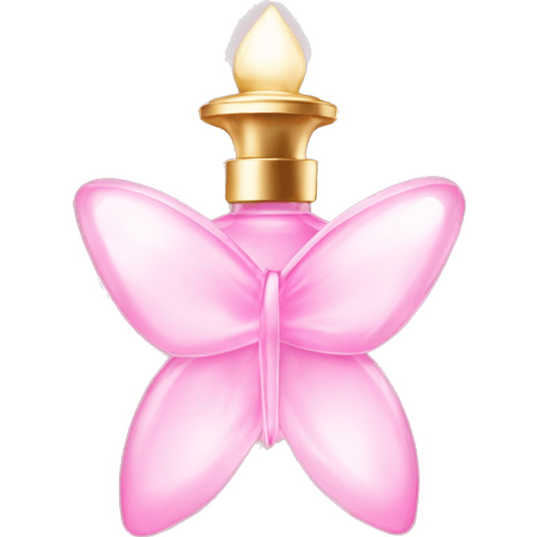 Fairy light pink perfume in bow emoji