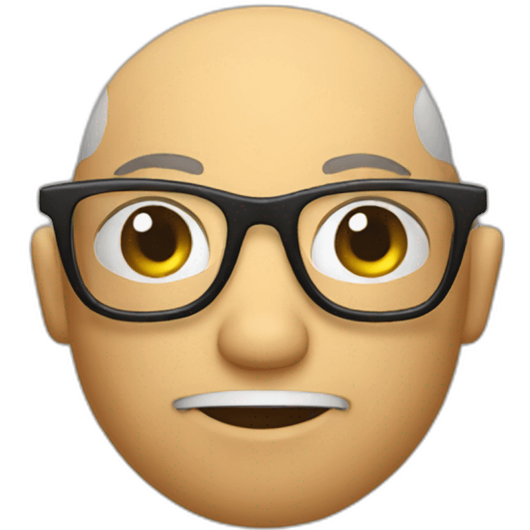 translator with glasses emoji