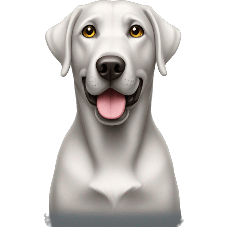 Silver lab emoji