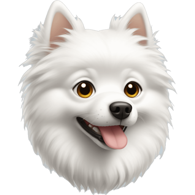 White Spitz boy emoji