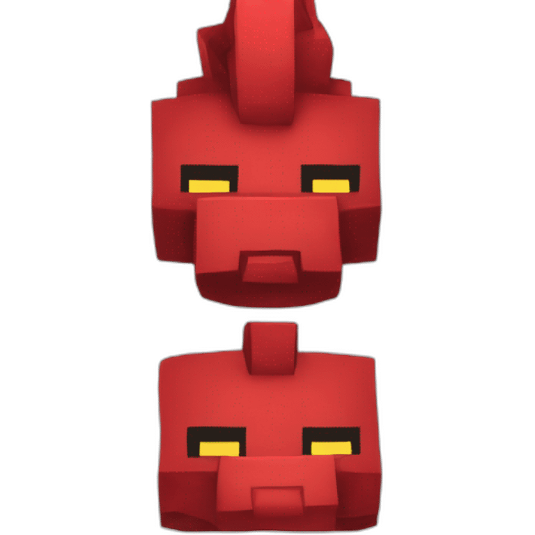 head hat Red dragon epic Minecraft emoji