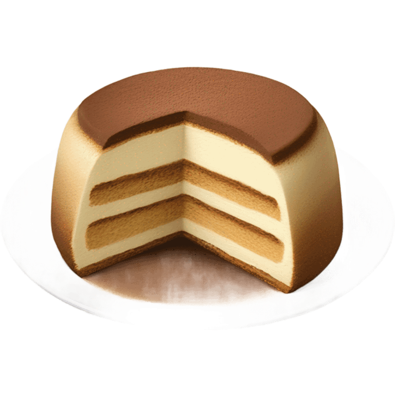 tiramisu on an nice heute plate  emoji