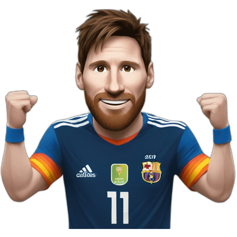 Messi gagnant la coupe du monde emoji