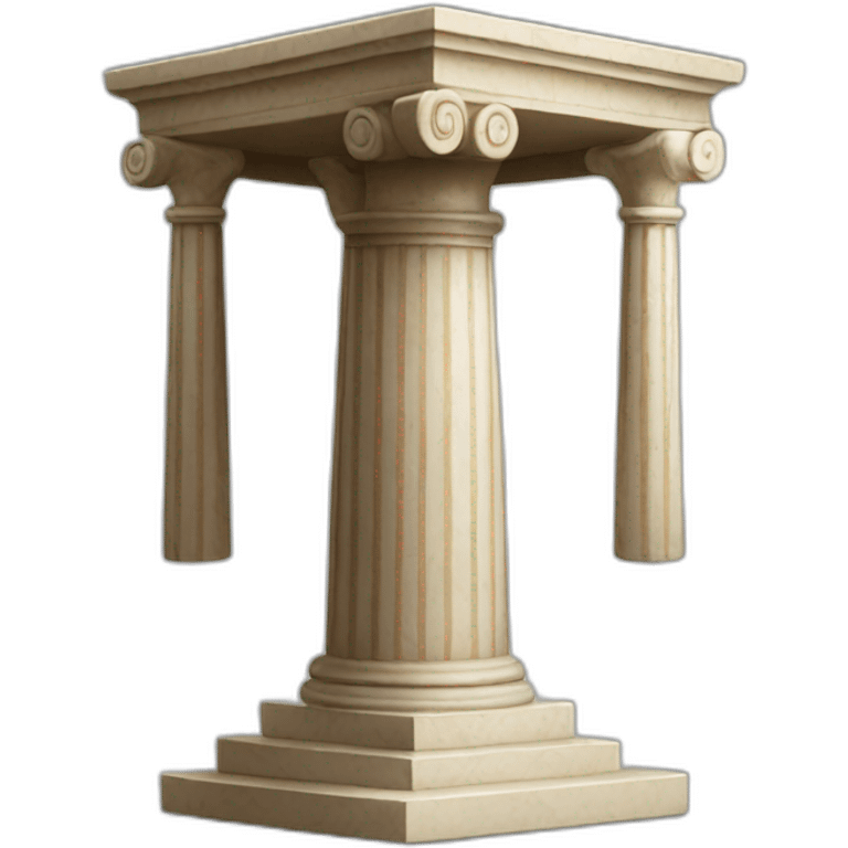 greek offering pedestal emoji