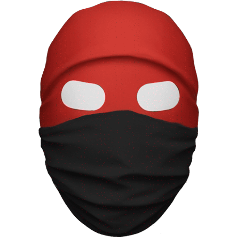 twenty one pilots clancy red and black baggy mask emoji