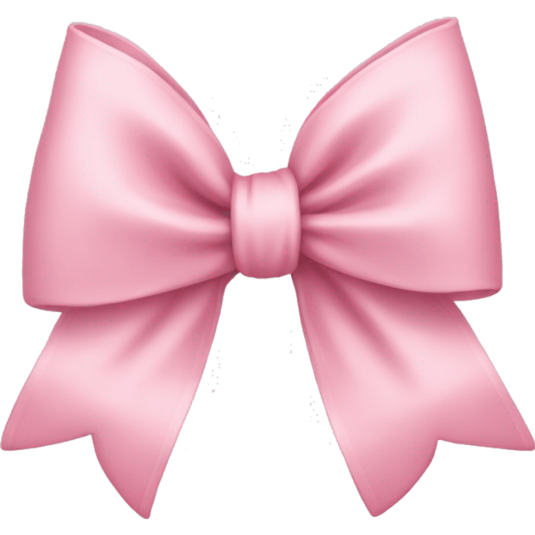 Light pink bow emoji