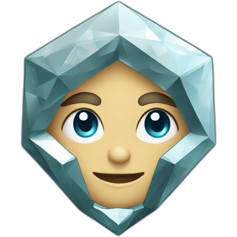 diamond pixel art emoji