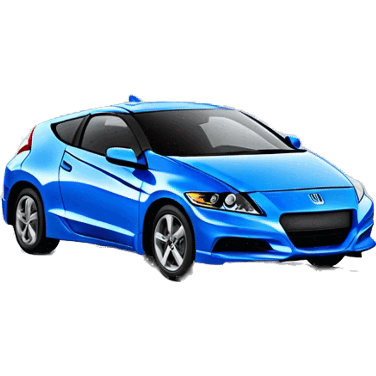 Honda car CR-Z zf1 2010 blue ocean  emoji