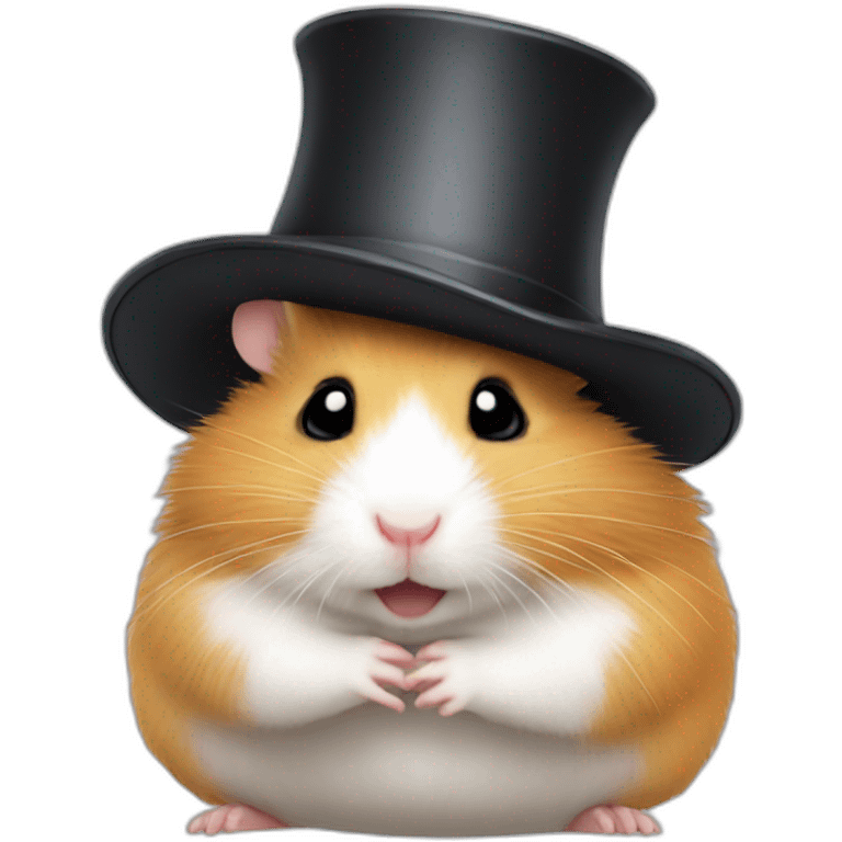 Hamster in the hat  emoji