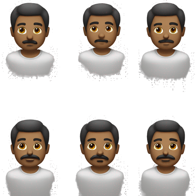 Man emoji with mustache  emoji