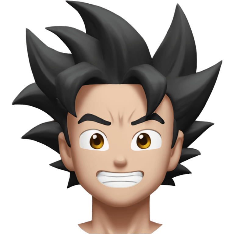 Goku Black super saiyan rose emoji