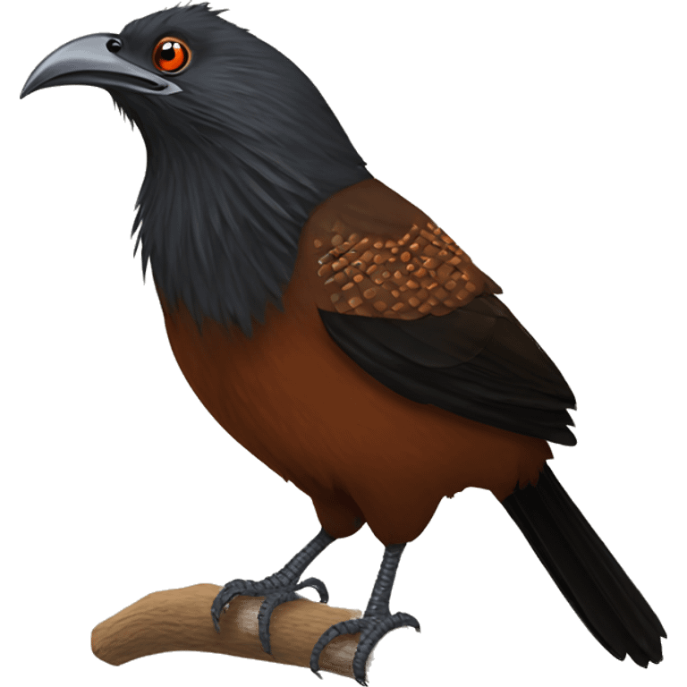 Greater coucal emoji