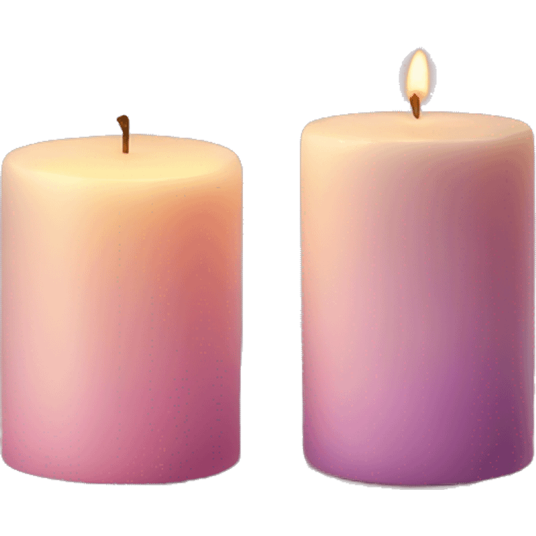 Aesthetic candle  emoji