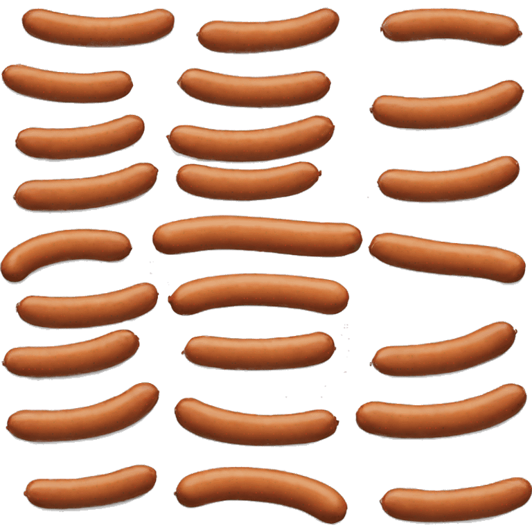 Two sausages emoji