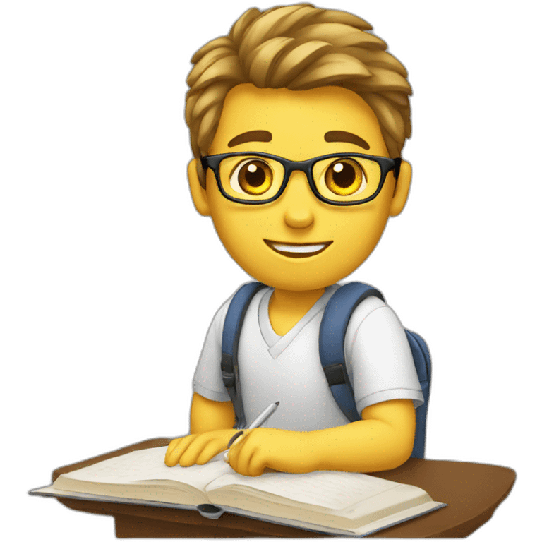 studying student emoji