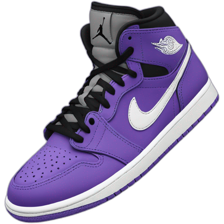 Air Jordan one violette emoji