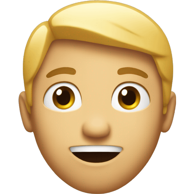 smile with surprised eyebrows, closed mouth, simple face (no 3D) emoji