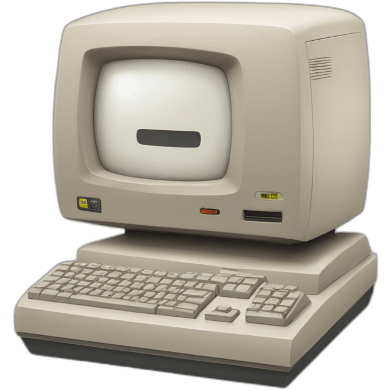 Very old computer emoji