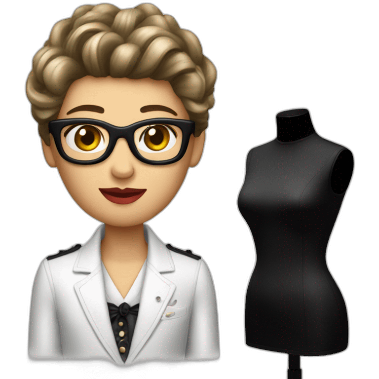 Karl Lagarfeld dressmaker emoji