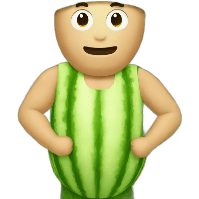 big melon man emoji