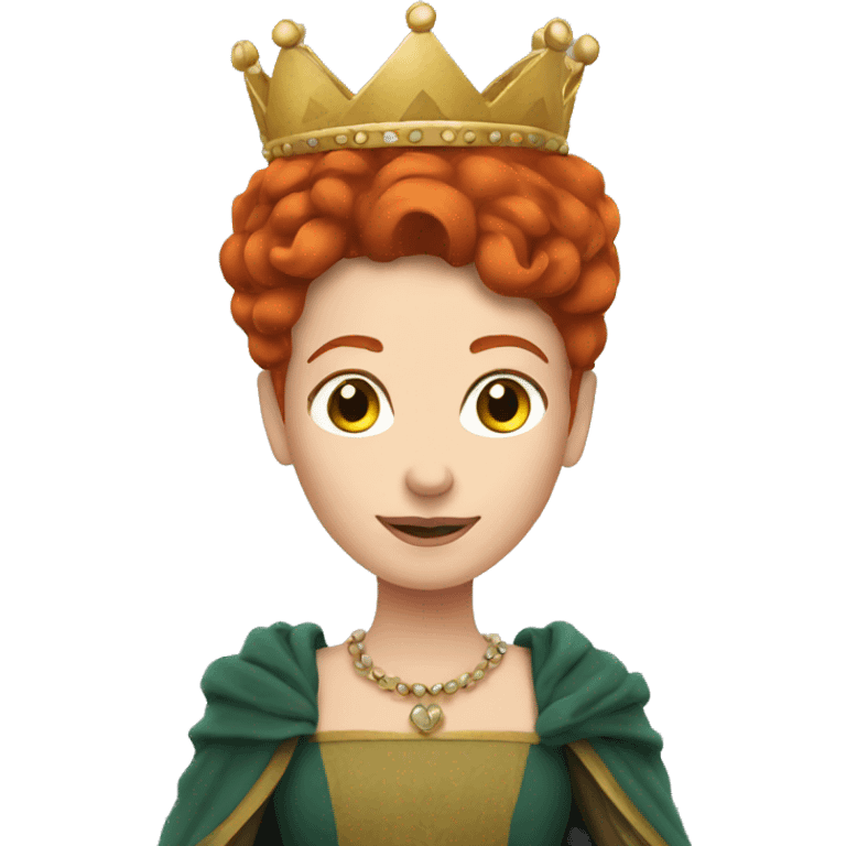 Redhead queen  emoji