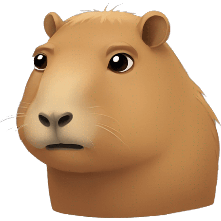 Sad Capybara  emoji