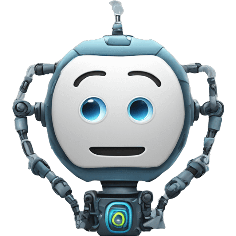 Create a emoji of bot with technology mindz logo emoji