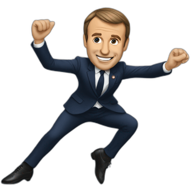 Macron qui danse emoji