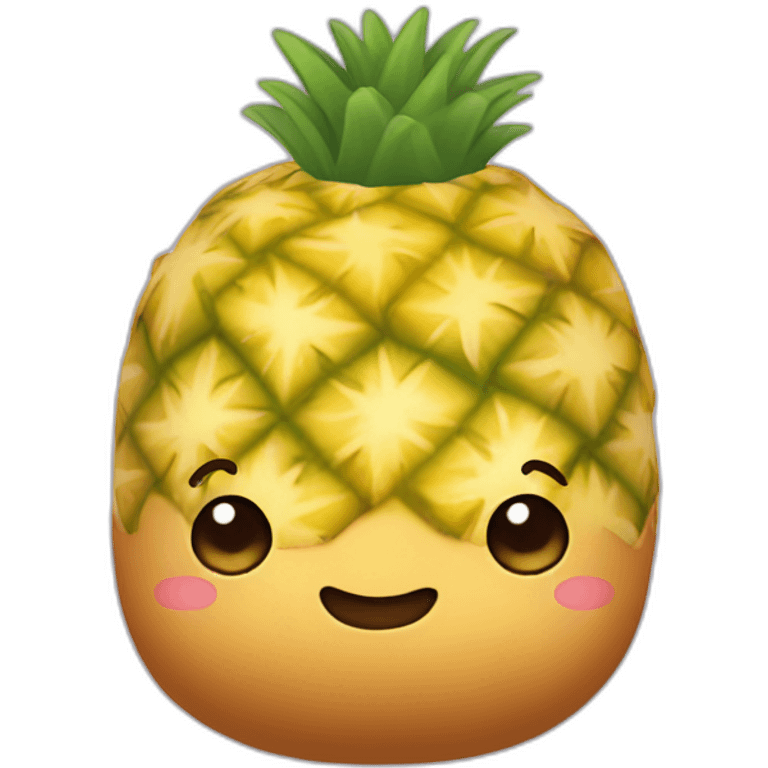 pineapple bun emoji