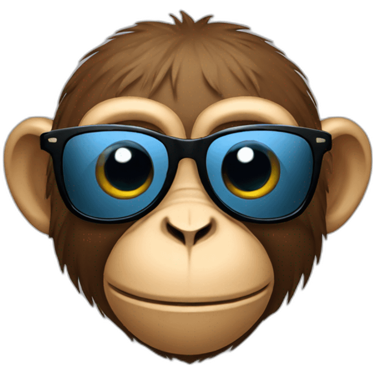 Monkey sunglasses emoji