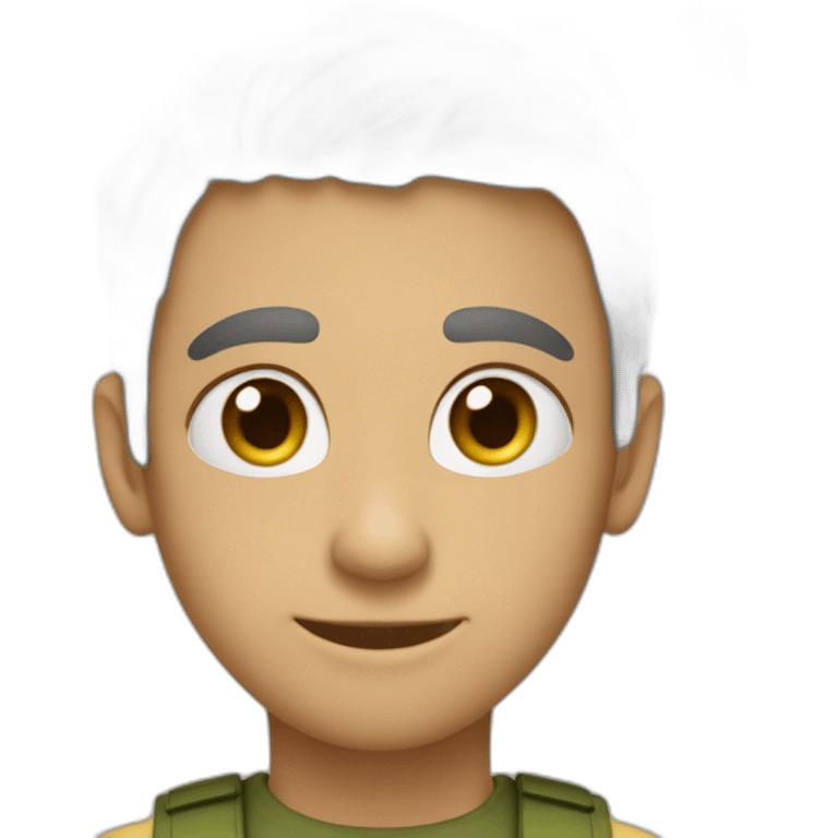 رجل كأنه من الأنمي وشعره كثيف ويكون هادئ emoji