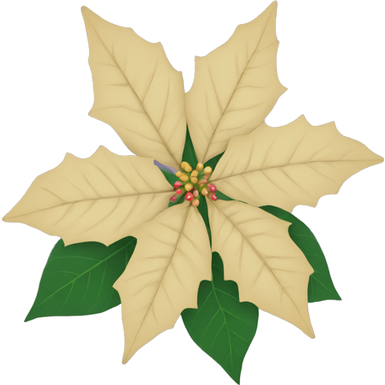 poinsettia  emoji