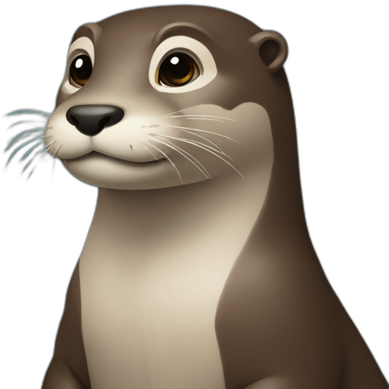 Coding otter emoji