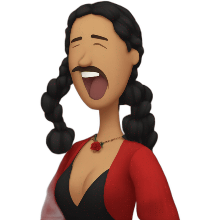 flamenco singer emoji