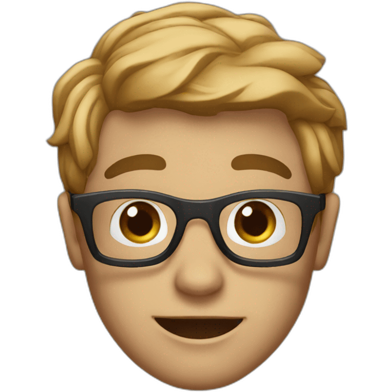 Spiderman with glasses emoji