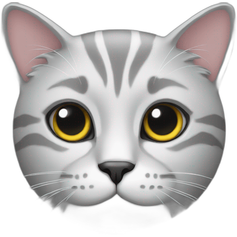 cat silver emoji